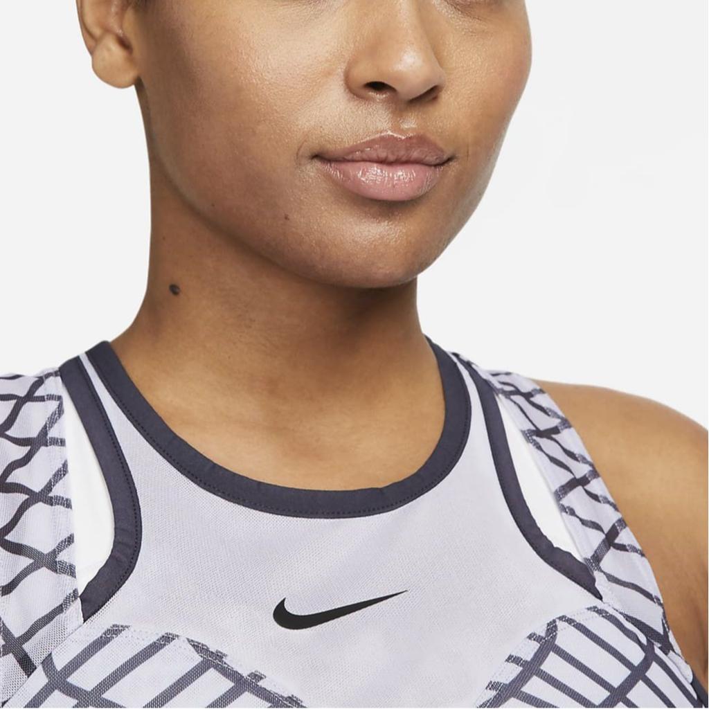 Nike Court Dri-FIT Slam Waist-Defining Sleeveless Dress Women Dresses Oxygen-Purple DR9739-536