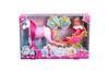 Simba 105733701 Evie Love Princess Ride Toy Doll with Winter Sleigh and Princess Ages Horse, Accessories, 12cm, 3+