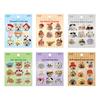 40 Sheets/Bag Playful Puppy Hand Ledger Sticker Bag Kitty Ledger Material Creative Stickers  Student