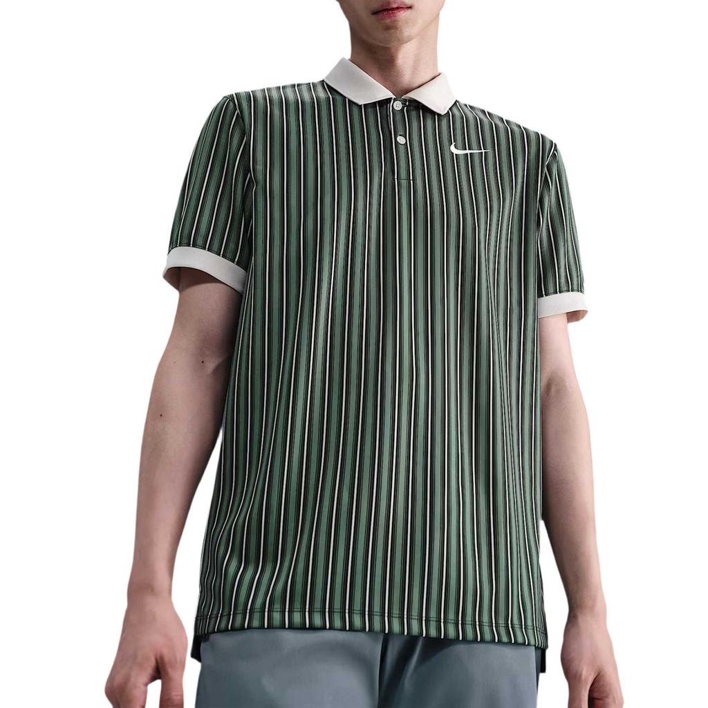 Nike Victory+ Polo Shirts Men's Clay Green/Light Woody Brown/White Lapel Moderate HM5644-364