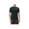 Logo Embroidered Round Neck Pullover Short Sleeve T-Shirt Men Tops Green 6D1TQ8-1JOCZ-0565