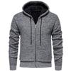 2026 Autumn Winter New Sweater Men's Jacket European American Fashion Casual Knitted Cardigan Hood