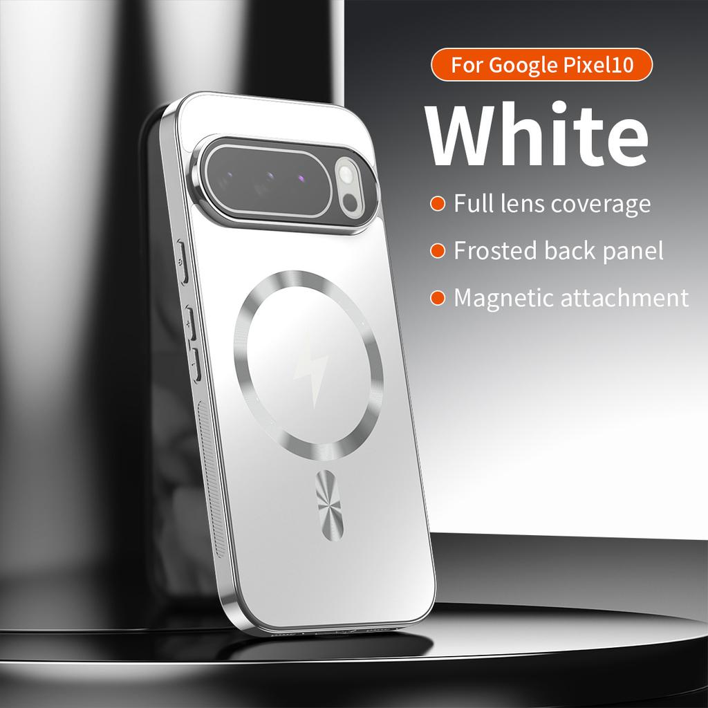 Applicable Pixel11ProXL electroplated wire lightning magnetic mobile phone case Google Pixel10Pro anti-drop protective case