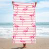 Double-Sided Terry Printed Beach Towel, Microfiber Adult Swimming Bath Towel, Quick-Drying Double-Sided Velvet