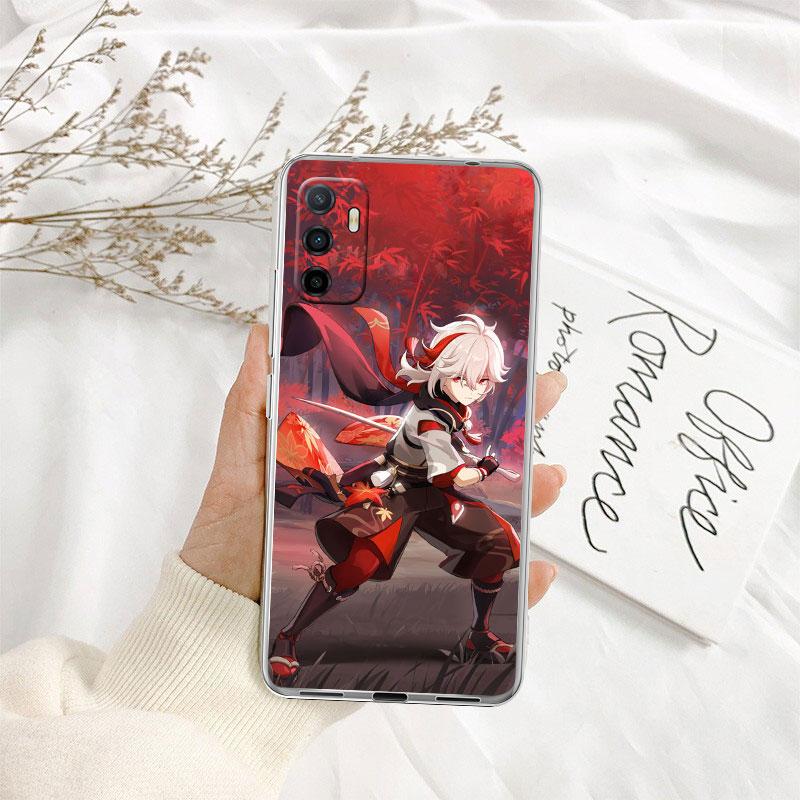 

IK34 Genshin Impact Girl Transparent Phone Case for Samsung Galaxy A04 A04S A14 A23 A34 A54 M23 M33 M52 M53 Galaxy M23
