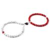Heart-Shaped Magnetic Couple Bracelet - Best Friend or Sister Gift for Boyfriend - Japanese Korean Student Wristband In Stock