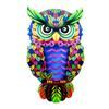 Delicate Owl Wall Statue Figurine Wall Figurine Wall Decorative Prop Iron Material Owl Wall Statue Owl Wall Figurines