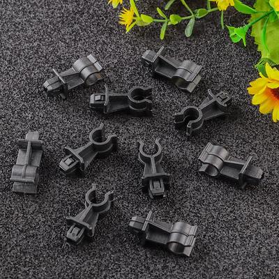 10pcs Practical Holder Car Parts Black Retainer 65722EB300 Prod Rod Clamp Hood Bonnet Support Clip