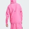 Adidas Z.N.E. Premium Hoodie With Solid Color Logo Men Hoodies Pink IN5117