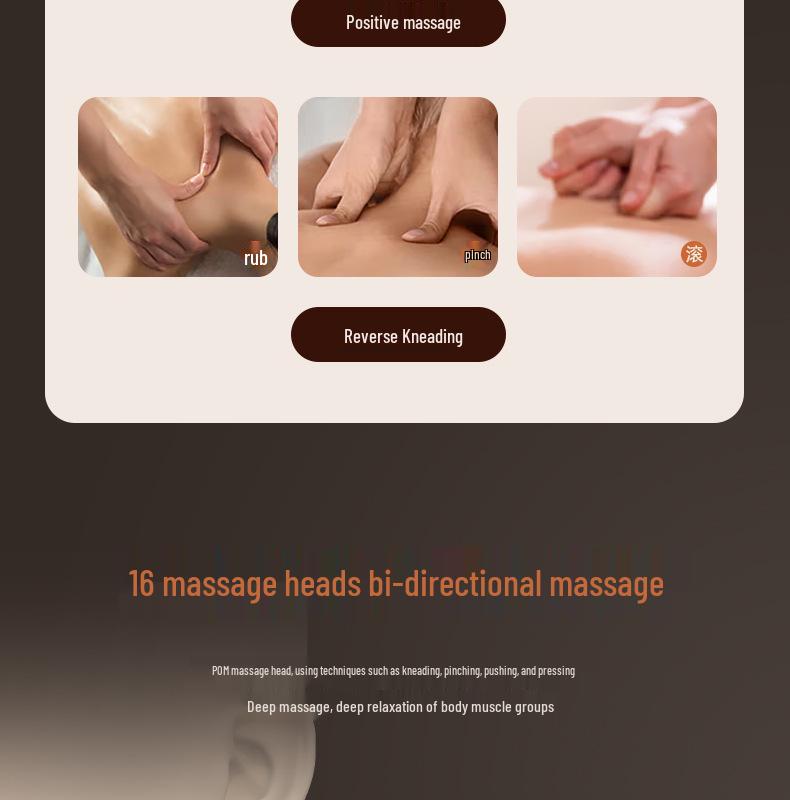Multi-Functional Cervical Vertebra and Shoulder Massager with Heat Compression