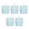 5pcs Powder Puff Storage Box Transparent Multi Purpose Durable Powder Puff Holder Case for Earrings Necklaces
