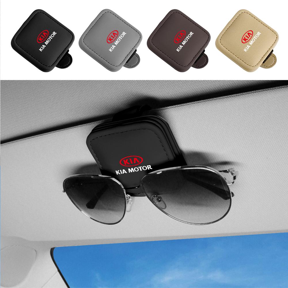 Car Styling Sunglasses Storage Clip Visor Glasses Fastener Interior Accessories For Kia Sportage Rio K2 K5 Ceed Carnival Picanto FS1