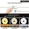 Flexible LED Neon Light Strip Touch/Hand Sensor/Push Switch Waterproof Neon Rope Tube Lamp Tape for Bedroom Wall Backlight Decor