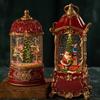 Christmas Snow Globes Lanterns Music Box USB Power With Crystal Snowballs Design Safe For Kids User Friendly Holiday Homes Decors