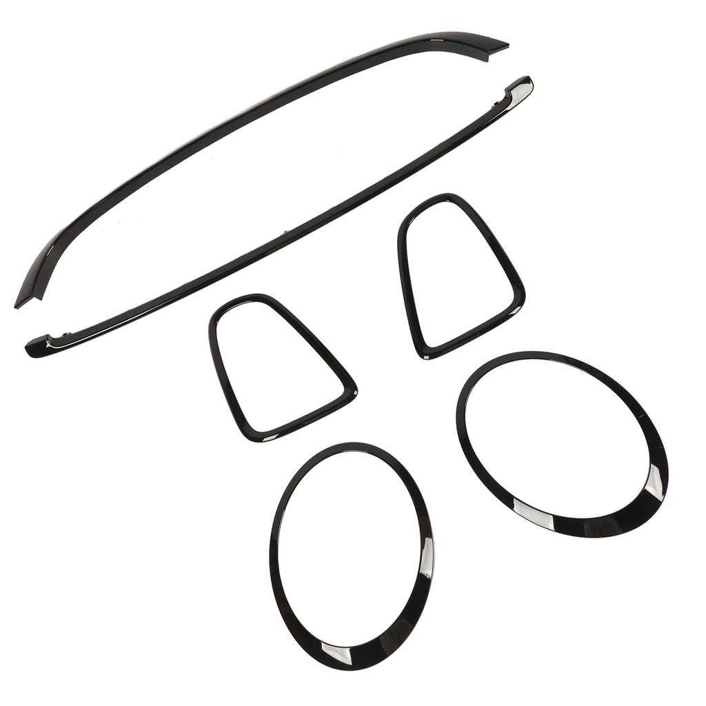 Headlight Trim Ring 51137149906 Tail Light Frame Trim Ring Cover Grille Hood Trim Moulding for Clubman R55 Hatchback R56