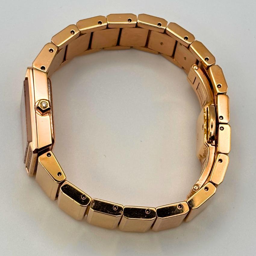 [USED] Working SEIKO Rukia Karite Diamond-Set Pink Gold Women's Watch
