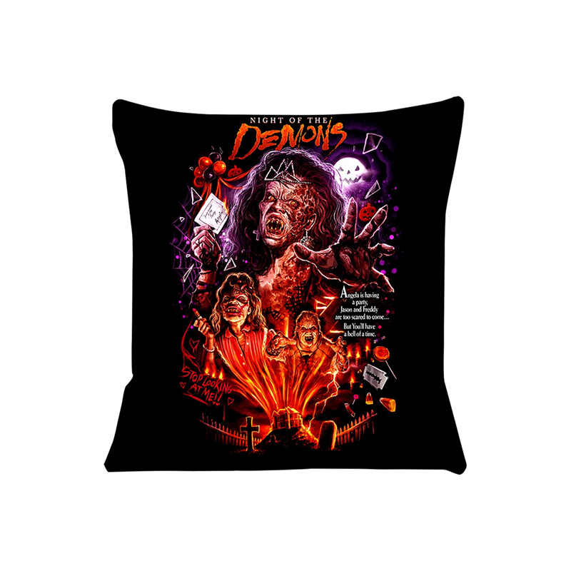 Night Of The Demon Cushion Cover For Sofa Pillow Case Cover Seat Car Throw Pillowcase 45X45Cm For Home Decorative Sj-521