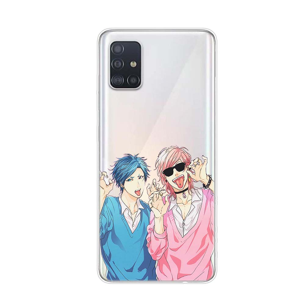 Anime Yarichin Club Pro Samsung Galaxy A01 A11 A12 A22 A21S A31 A41 A42 A51 A71 A32 A52 A72 A02S Silikonový kryt na telefon