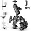 Neewer Super Clamp 7.62cm Dual Ball Head Magic Arm Camera & Smartphone Clamp Mount with Crab Claw Clamp 1/4" 3/8" Screw/Cold Shoe/Smartphone Holder/Ac
