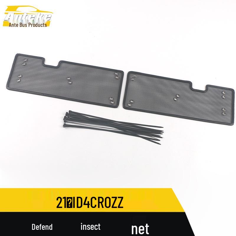 21 ID4CROZZ Insect Screen Sequins & Steel Mesh Radiator Protection Net Cover Exterior Accessories