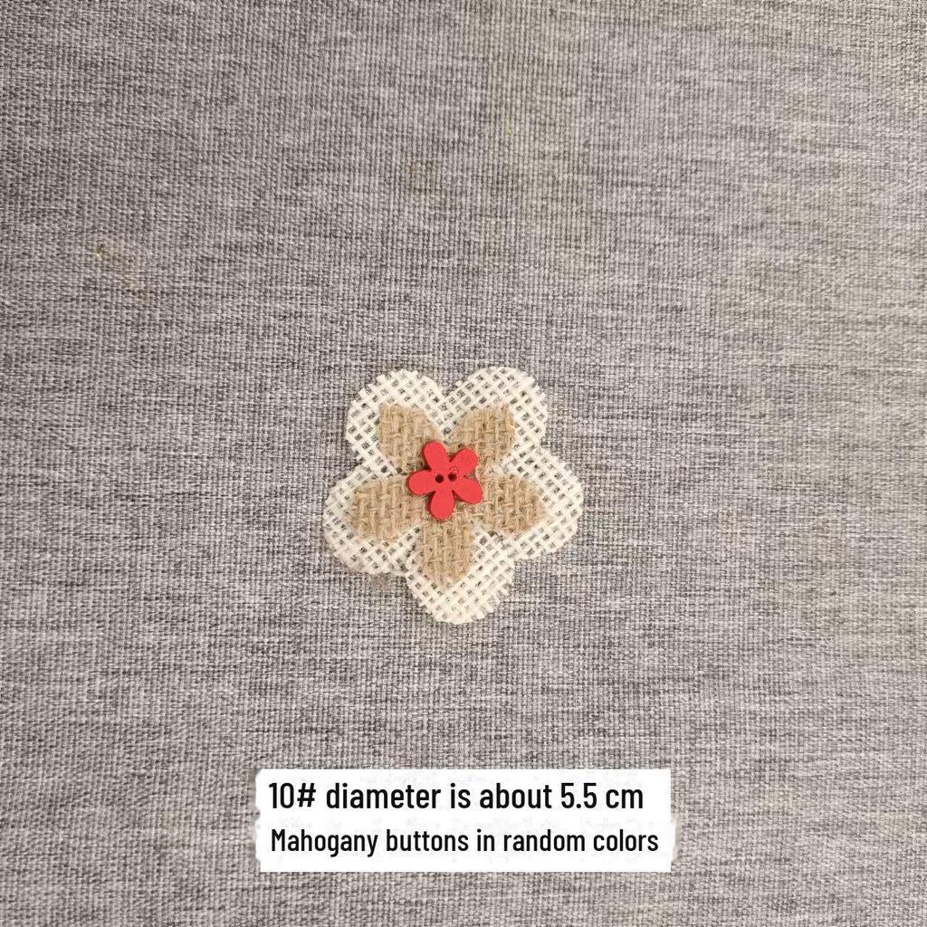 Coș cu flori din in făcut manual: Decor pălărie cu fundă trandafir 3D pentru bricolaj și activități artizanale pentru grădiniță