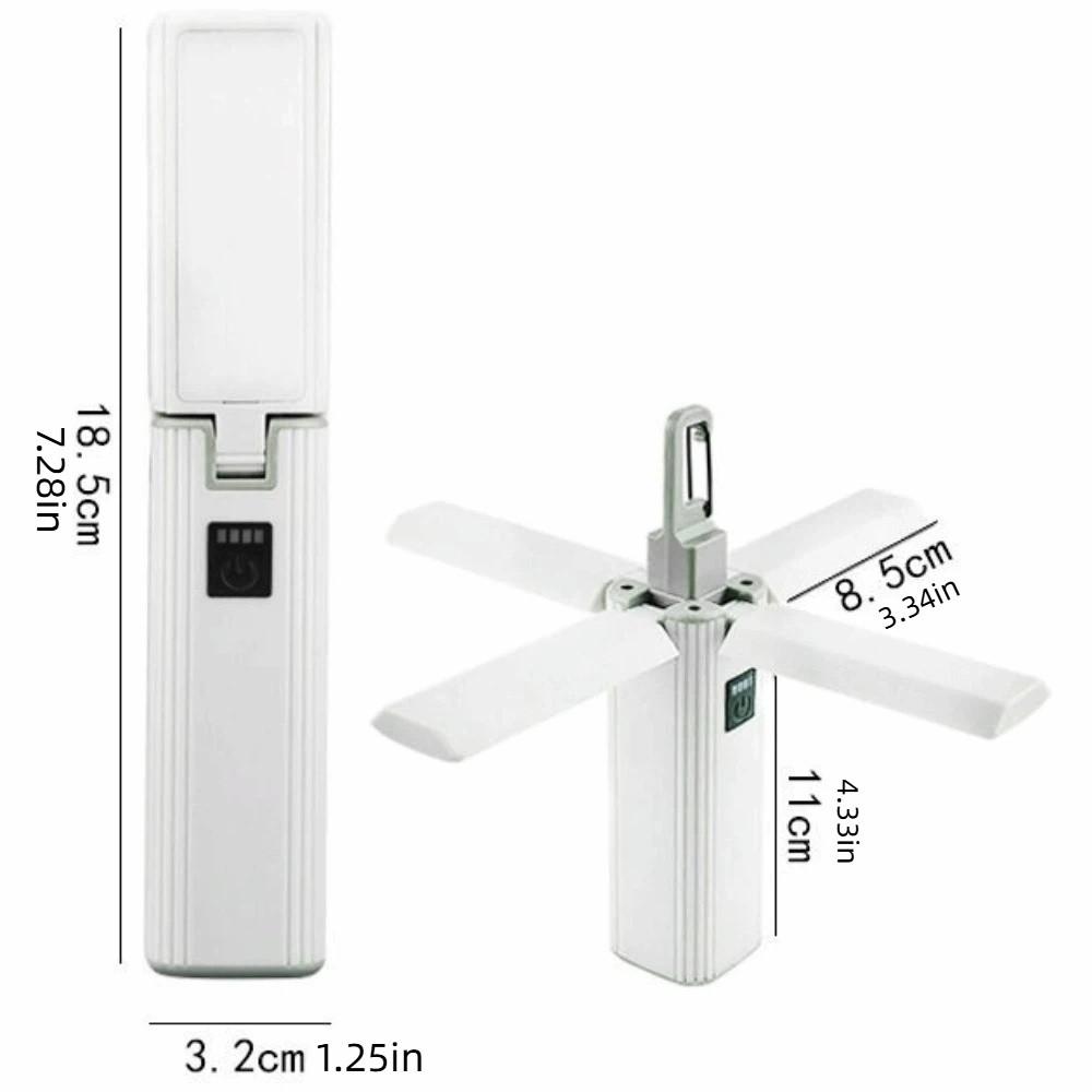 USB Rechargeable Camping Light Warm White Light Power Indicator Emergency Lamp Collapsible Design Foldable Lantern