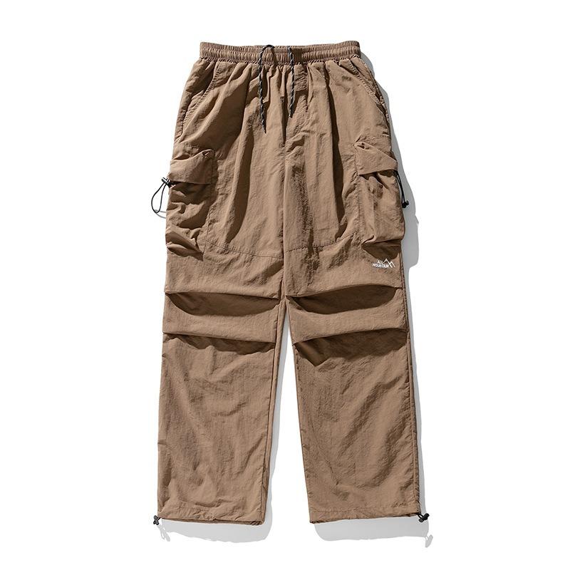 Men's Spring  Autumn Waterproof Hip Hop Mountaineering Pants Casual Harajuku Work Pants Black Cargo Outwear Pant
