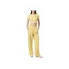 FILA X Hailey Collaboration Athletics Series Fashion Comfortable Short Sleeve T-Shirt Women tops Yellow A71W523101F-YE