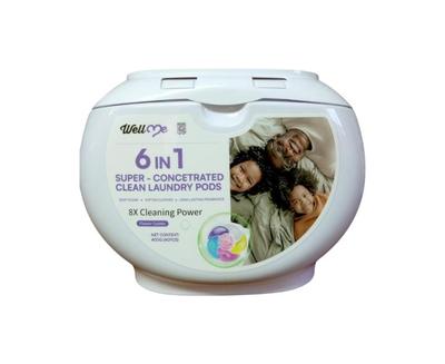 Koreanische Waschkapseln WellMe 6in1 superkonzentrierte Pods für saubere Wäsche
