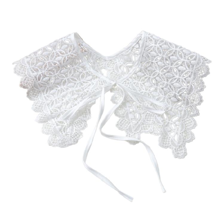 Chic Detachable Neckline Accessory Delicate Lace Spread Lapel Collar 8 Style Choices