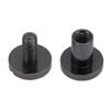 20 Set Rivet Zinc Alloy Back Slot Screw Stud Set for Belts Bags Shoes Clothing Leathercraft