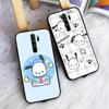 Black Case for Xiaomi Poco X6 X4 M5 M6 F5 F6 C65 C55 C50 C51 C40 Pro Redmi 14C A3X 13C 12C 11T 10A 9C Note 7 6 8A Plus L-29 Cute Pochacco
