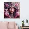 New Arrival 5D DIY Full Circle Diamond Painting "Owl and Goddess" Embroidery Cross Stitch Home Decor Gift
