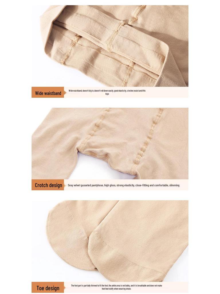 Langsha Women's Bare Leg Shaping Pantyhose