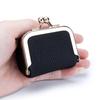 Chic Full-Grain Leather Mini Kiss-Lock Pouch Jewelry Organizer for Rings Necklaces Earrings Compact Daily Accessory Coin Purse