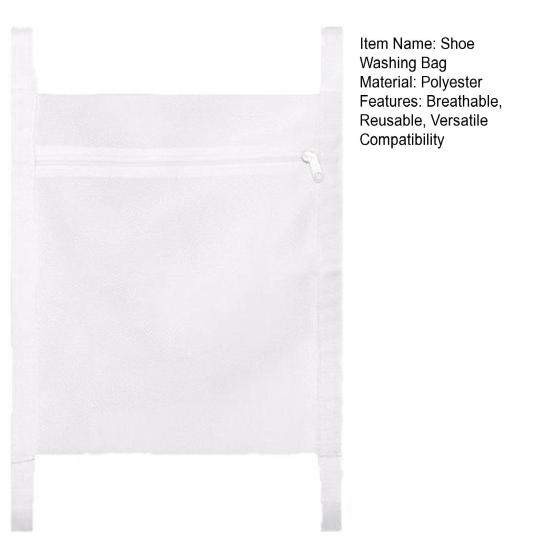Schuh-Wäschebeutel Wiederverwendbar Waschmaschinen-Schuhbeutel Mit Reißverschluss Netz-Wäschebeutel für Sneaker Sportschuhe Hausschuhe Trockner Waschmaschine Verwendung