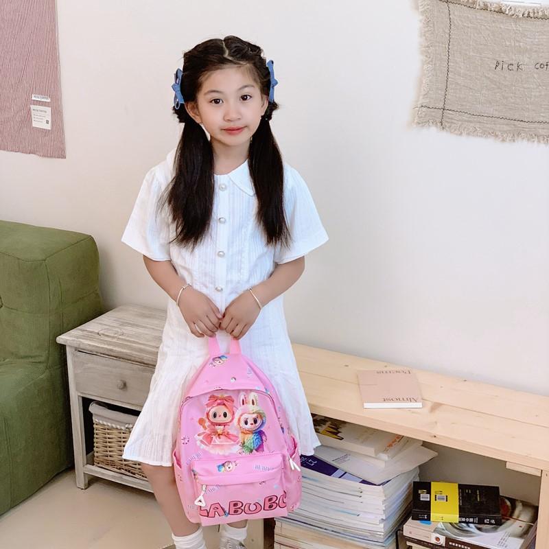 Children'S Backpack Cartoon Animation Foreign Style Printing Boys And Girls Backpack Kindergarten Elementary School Bag