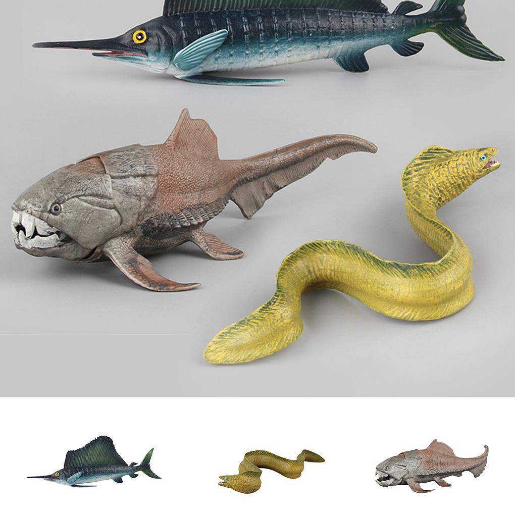 Bonrich Simulated Marine Animal Kids Children Educational Toy Plastic Lifelike Creatures Sea Life Home Decoration