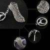 Rhinestone Inlaid High Heel Shoe Key Chain Keyring Creative Bag Ornament Gift