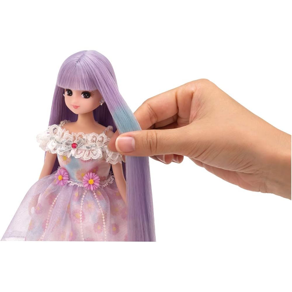 TAKARA TOMY Licca-chan Doll Colorful Change Dress-Up Toy for Kids Age 3 and Up Safe Certified