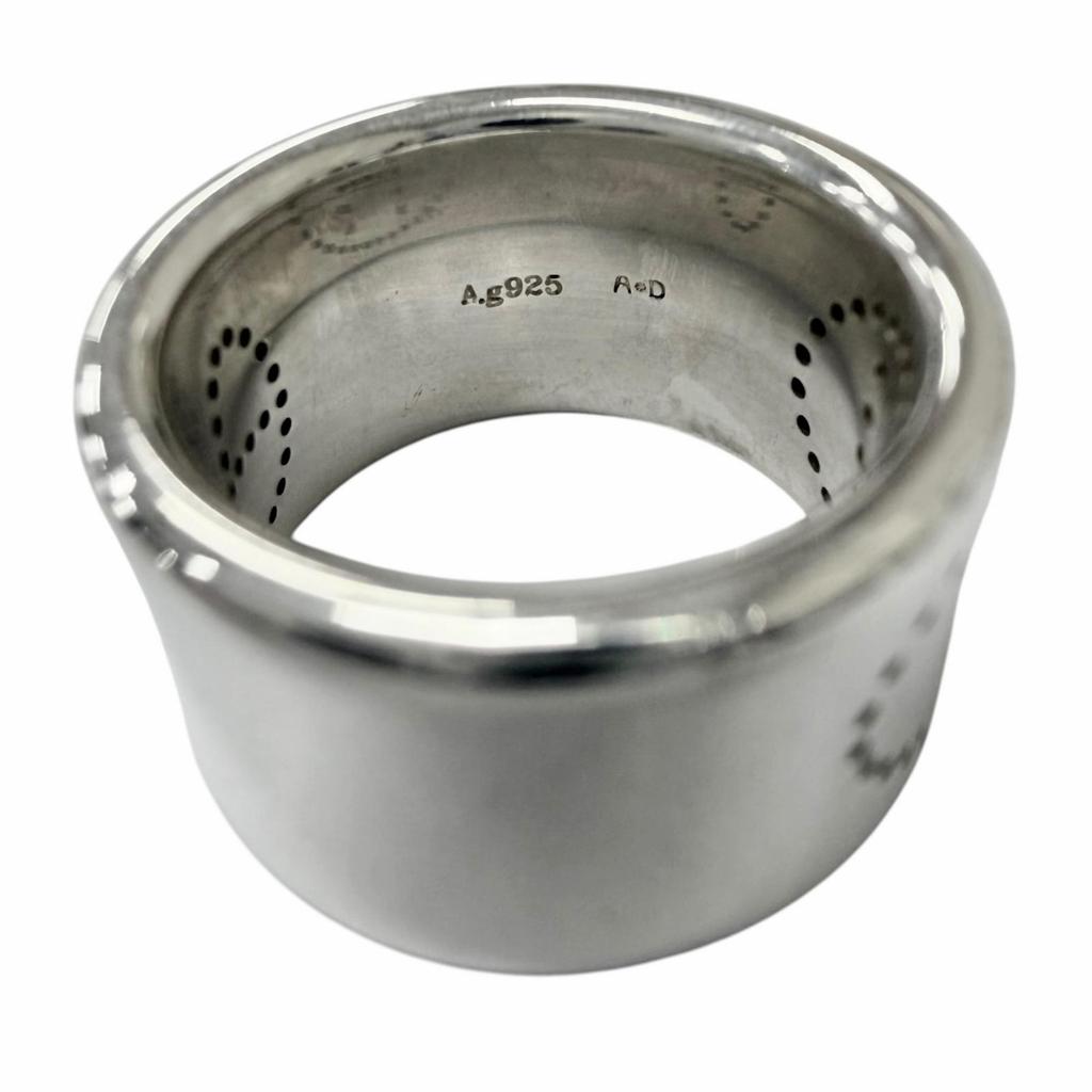 Excellent HERMES Ring Ring Eclipse Luban Silver AG925 Women 46 Used