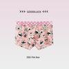 Men's Cute Cartoon Boxer Briefs - Pink Cotton Boyfriend Shorts