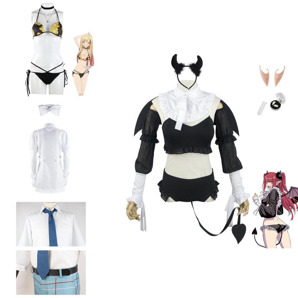 High-quality My Dress-up Darling Cosplay Outfit Easy-to-match Wakana Gojo Shirt Pant With Tie Belt