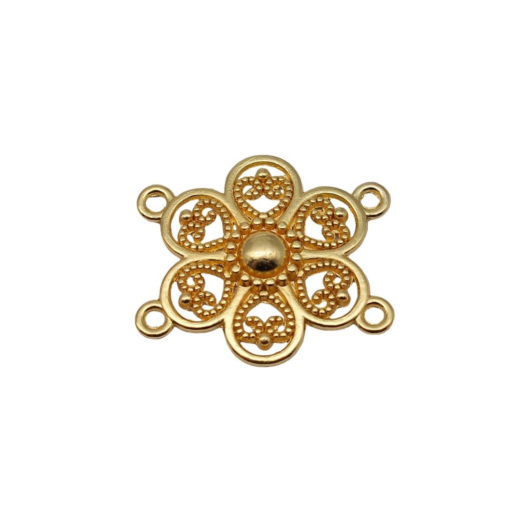 Accessories Parts Four-Hole Necklace Connector Wedding Jewelry Findings TA023