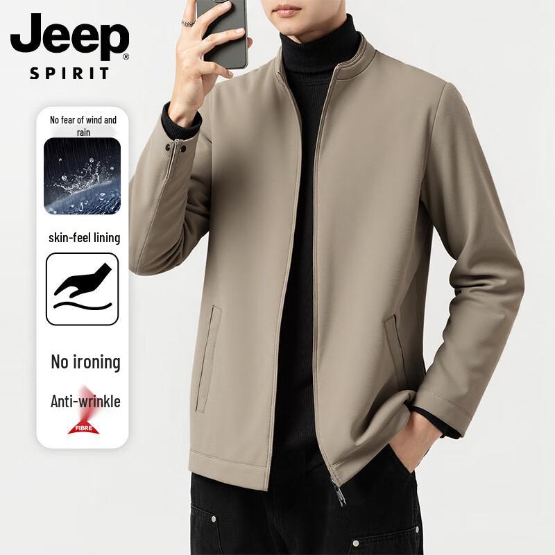 JEEP SPIRIT Men s Stand Collar Jacket L