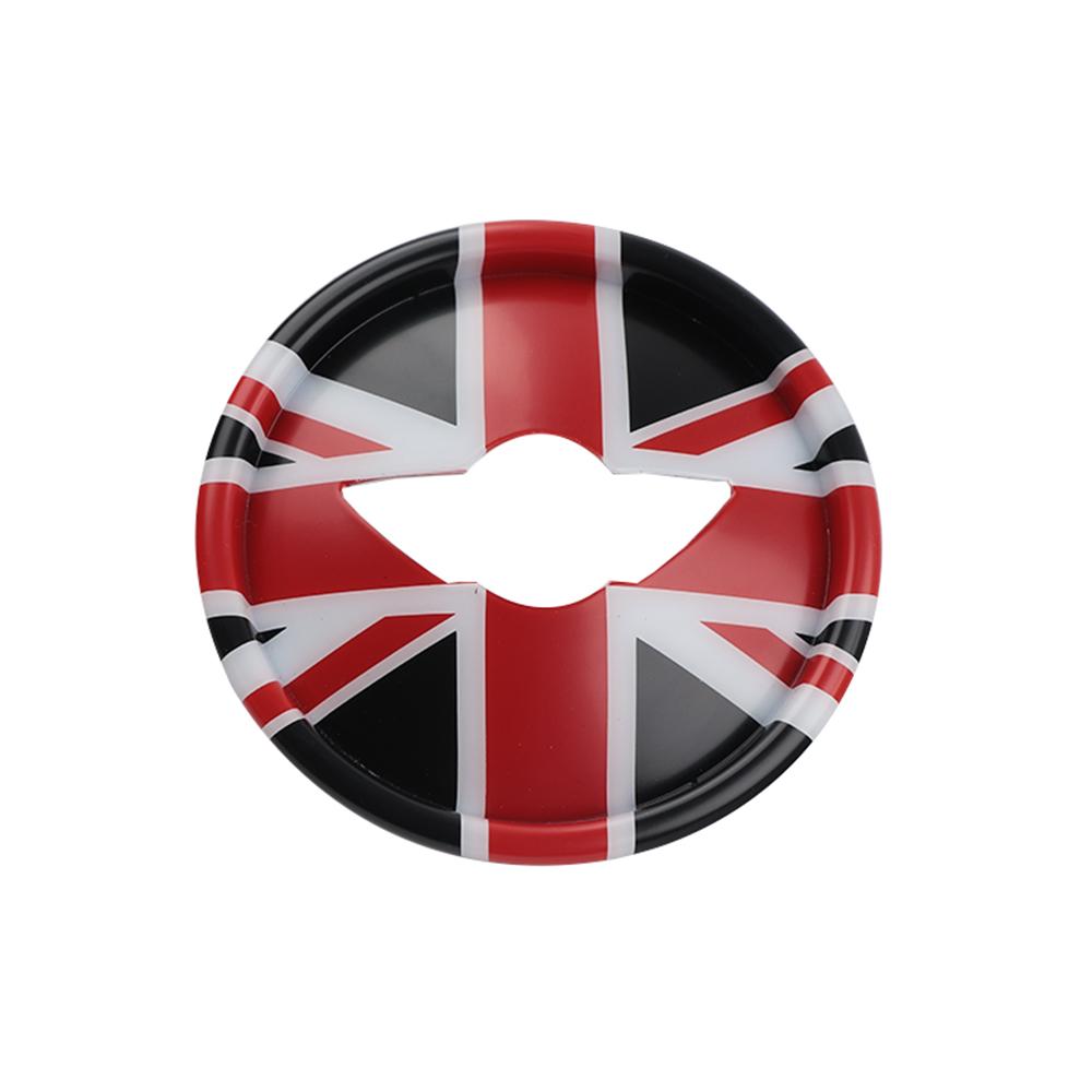 Car Steering Wheel Center Decorative Sticker Cover For MINI ONE Cooper S JCW F54 F55 F56 F57 F60 Countryman Decal Accessories