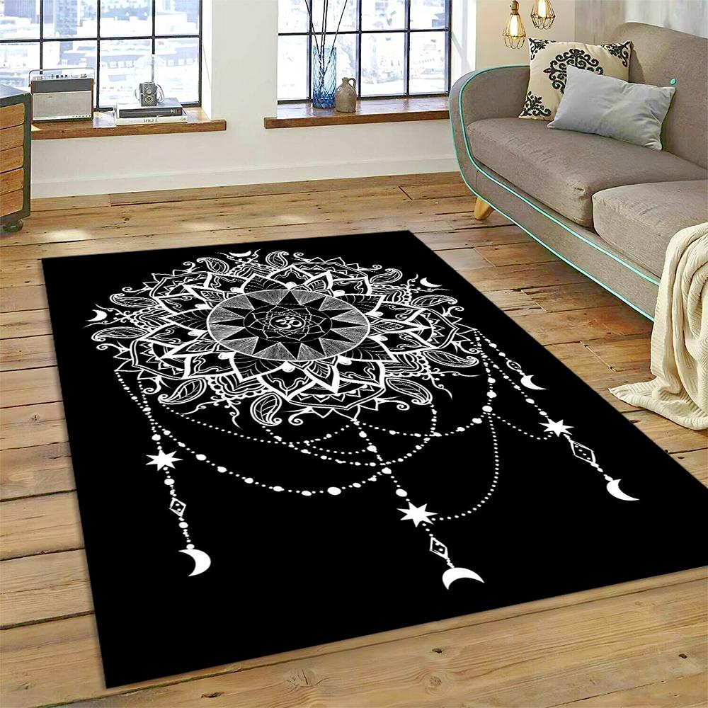 Bohemia Meditation Mandala  Flower Carpet Rug for Home Living Room Bedroom Sofa Doormat Deco Mat