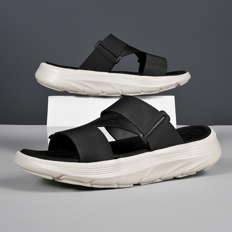 Summer Men's Sandals Outdoor Comfortable Thick Soled Casual Shoes Large Size Lightweight Non Slip Walking Slippers