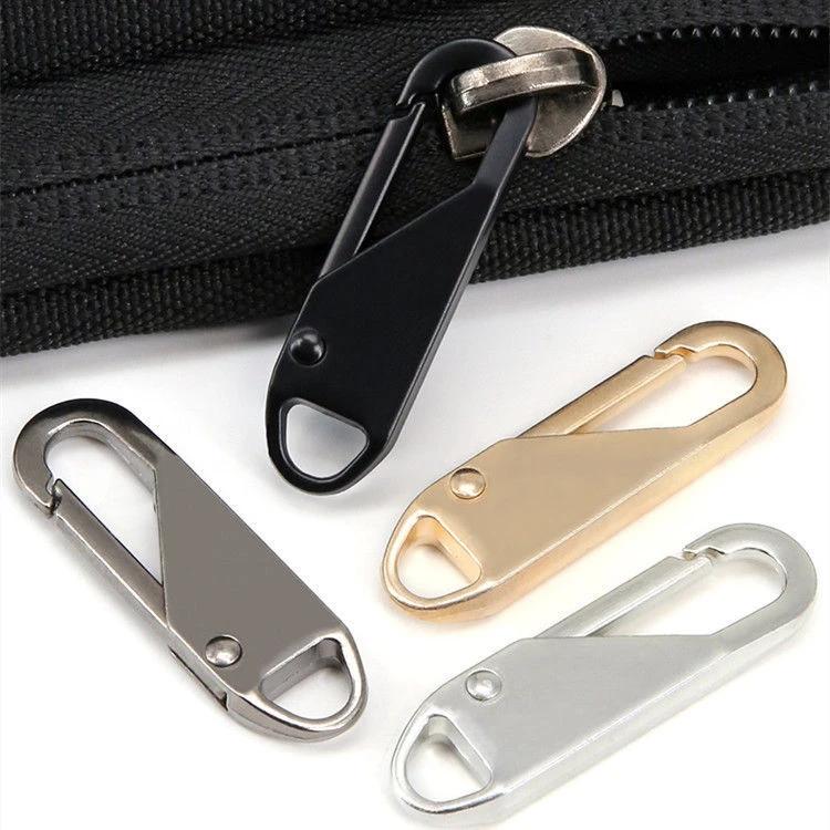 1-10Pcs Zipper Slider Puller Instant Zipper Repair Bag Replacement Bad Buckle Travel Bag Suitcase Zipper Head DIY Sewing Craft