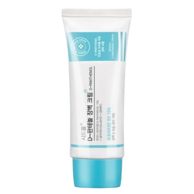 SIDMOOL D-Panthenol Barrier Cream 60ml Dexpanthenol 15% Glycosaminoglycan Hyaluronic Acid Squalane Moisturizing Facial Cream